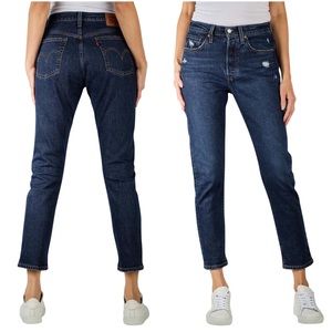 Levi’s 501 Skinny Fit Distressed Jeans Salsa Authentic Wash